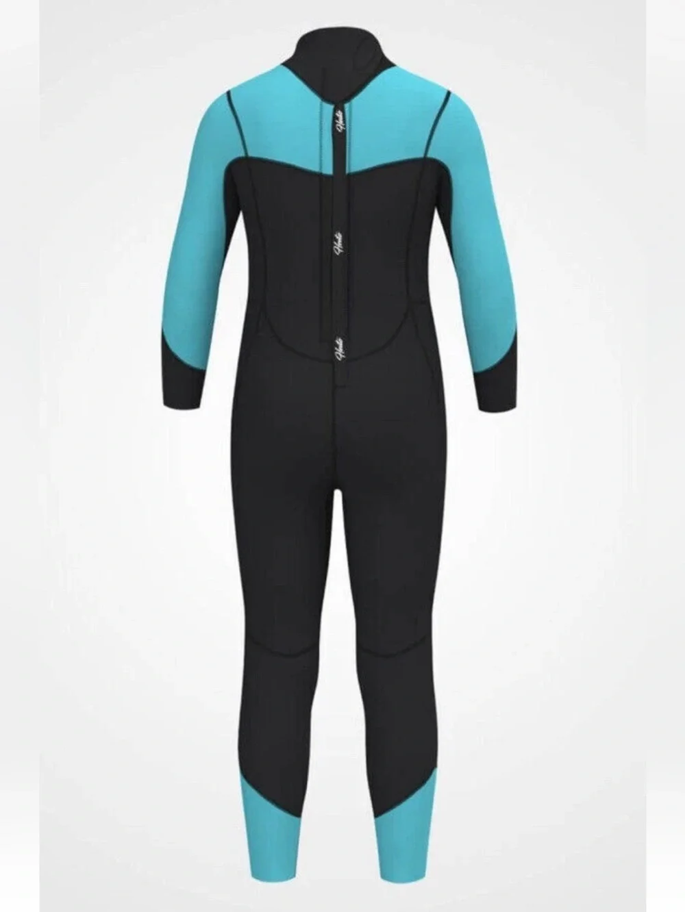 Herto Coral 1 Full Body Wetsuit Neoprene Youth Size 12 Black & Turquoise